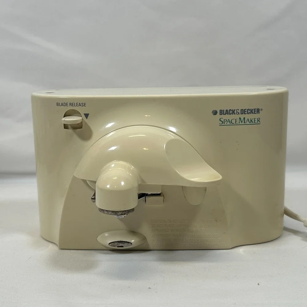 Vintage Black &‎ Decker Spacemaker EC75 Type 1 Automatic Can Opener Tested